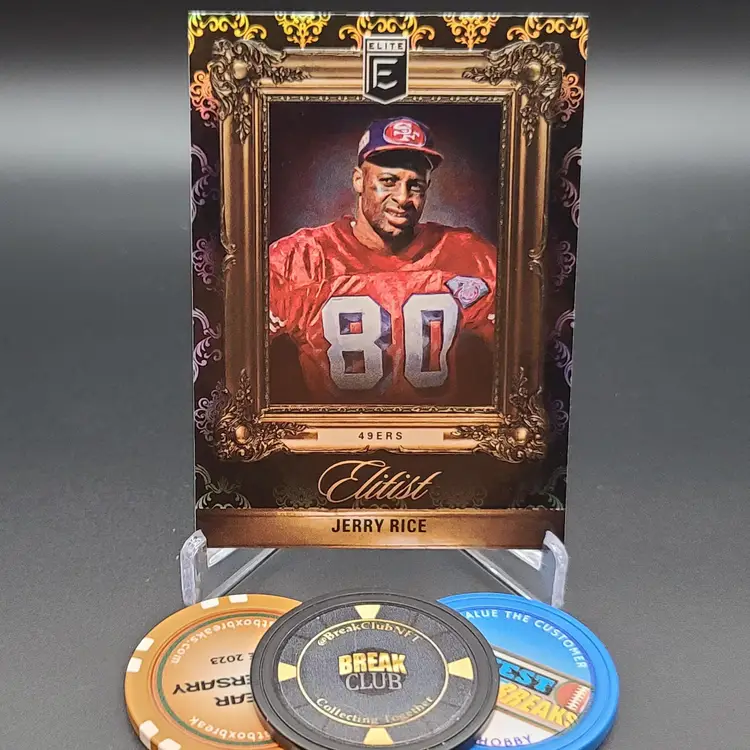 Jerry Rice 2022 Panini Donruss Elite Football Elitists Insert Card #EL-3 - San Francisco 49ers Football Card