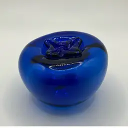 $5 SB! Cobalt Blue Tomato(?) Paperweight