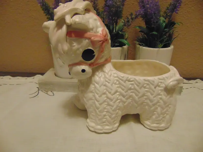 Darling preowned Vintage 1963 Lefton Baby Pony Planter