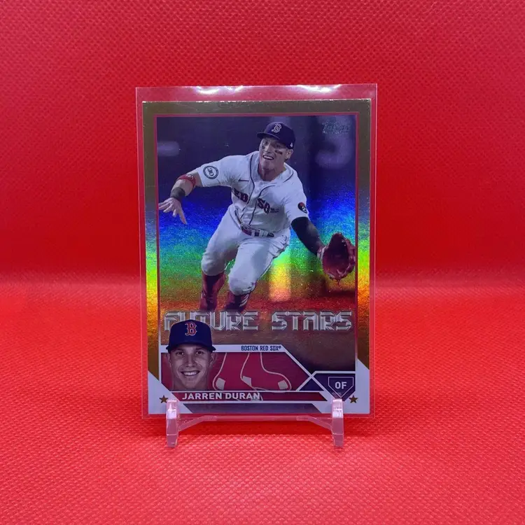 2023 Topps Series 1 Jarren Duran Future Stars Rookie Gold Foil parallel #242