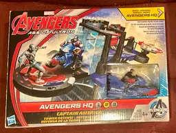 Marvel Avengers Age of Ultron Avengers HQ Playset 2015 Hasbro Captain America (Open Box) NEW