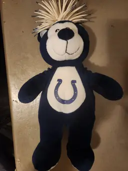 Indianapolis Colts Blue Bear plush Good Stuff Tag