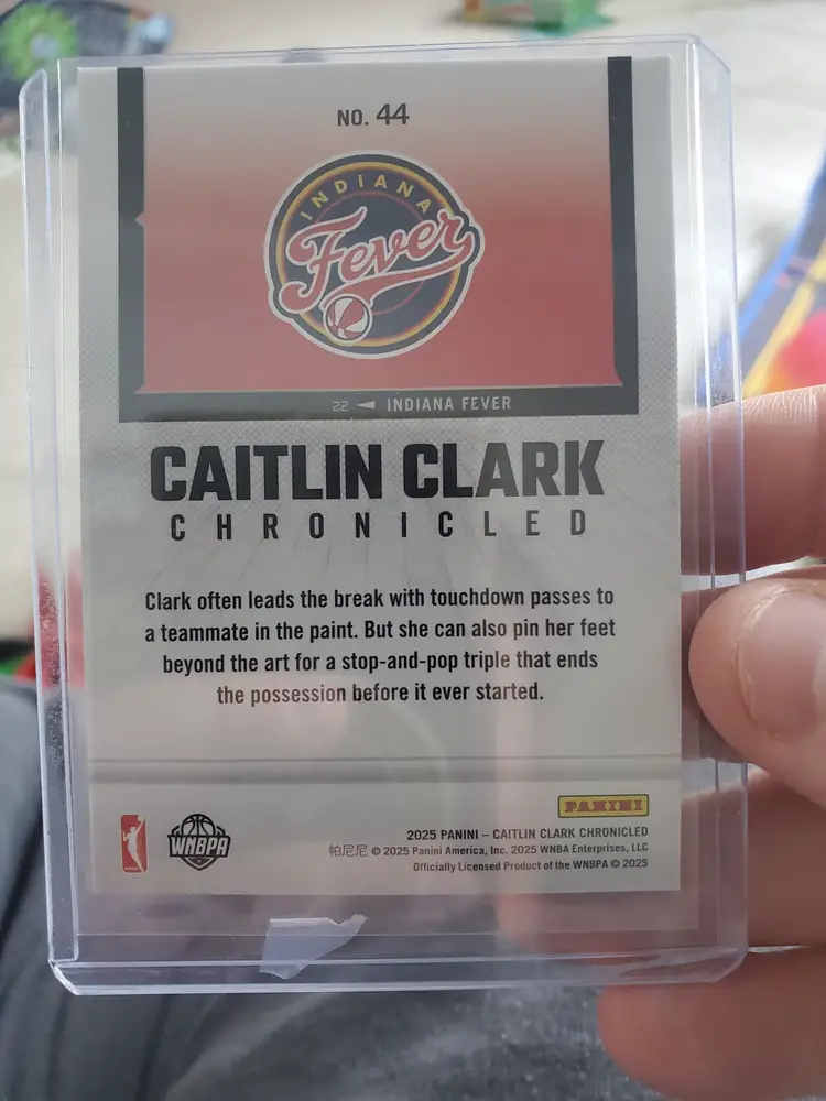 2025 Panini Caitlin Clark Chronicled Holo #44