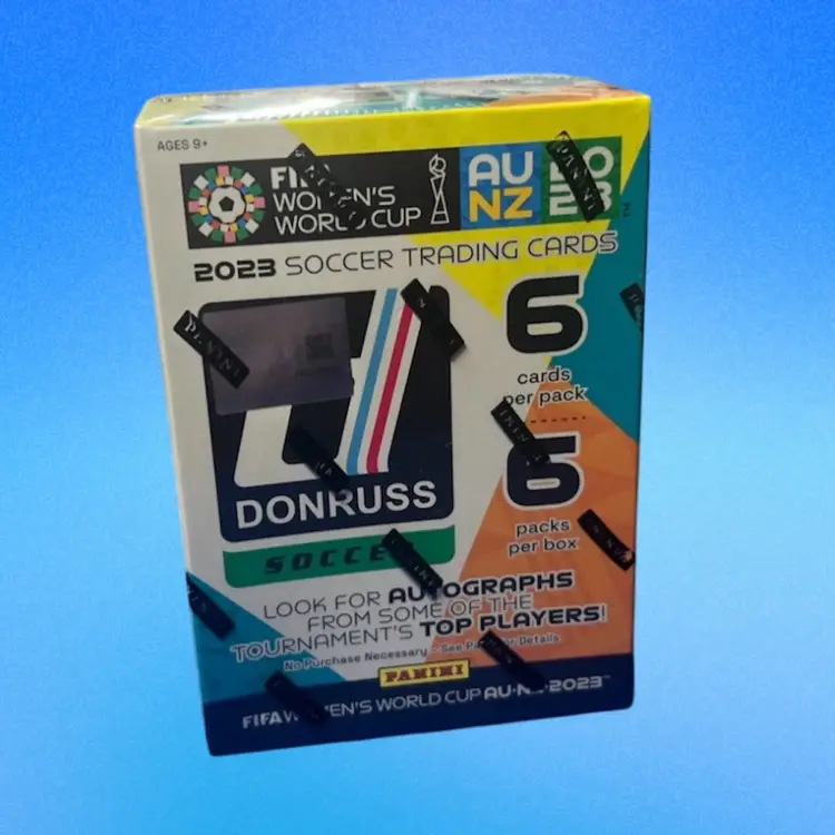 2023 Donruss Women’s World Cup 6 Pack Blaster Box