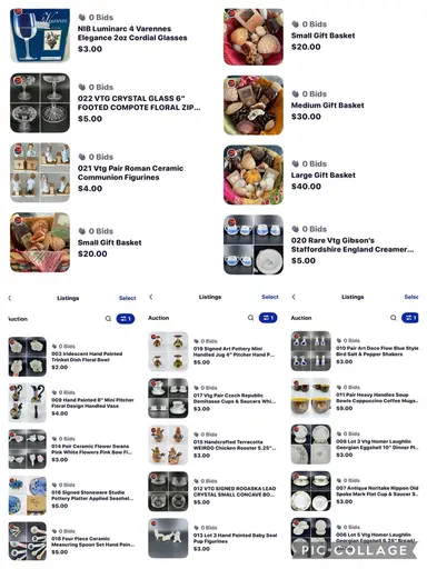 Gift Baskets~Blingy Brooches~Shell Art~And More With Attic On The Beach