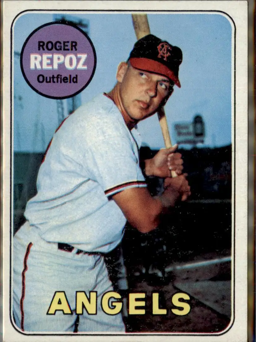 1969 Topps #103 Roger Repoz - (pk3) - California Angels