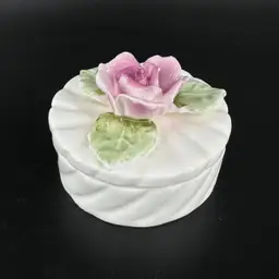 Pia Bone China Small Trinket Box