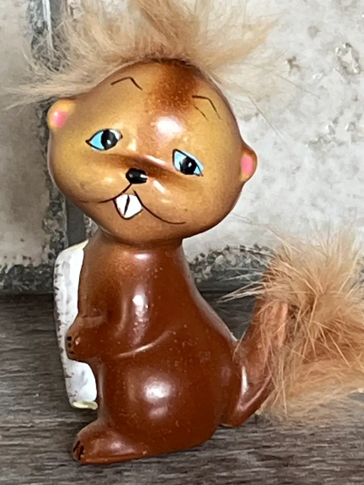 Vintage Porcelain Squirrel