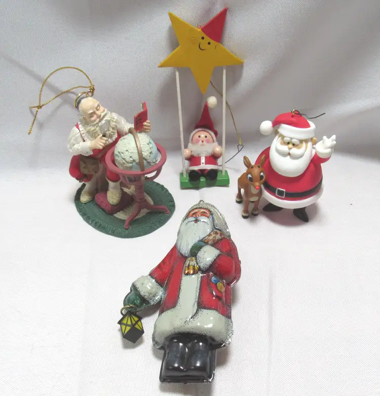 Choice of Santa Claus Christmas Ornaments