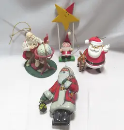Choice of Santa Claus Christmas Ornaments