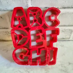 Vintage 1990s Jell-O Jigglers Alphabet ABC Shape Cutters NOS In Package