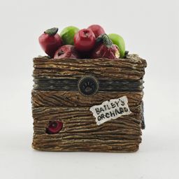 Vintage Boyds Bears "Apple a day" Trinket Box