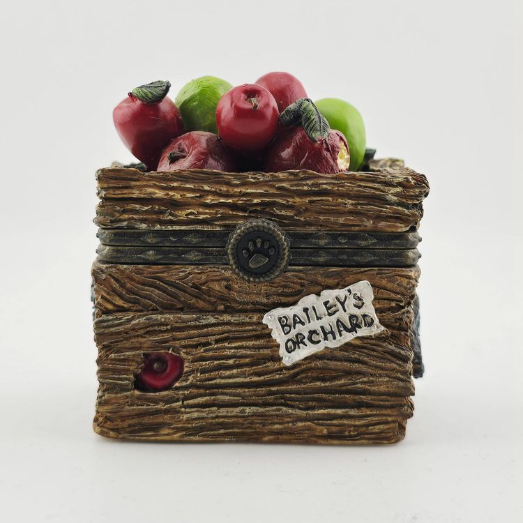 Vintage Boyds Bears "Apple a day" Trinket Box