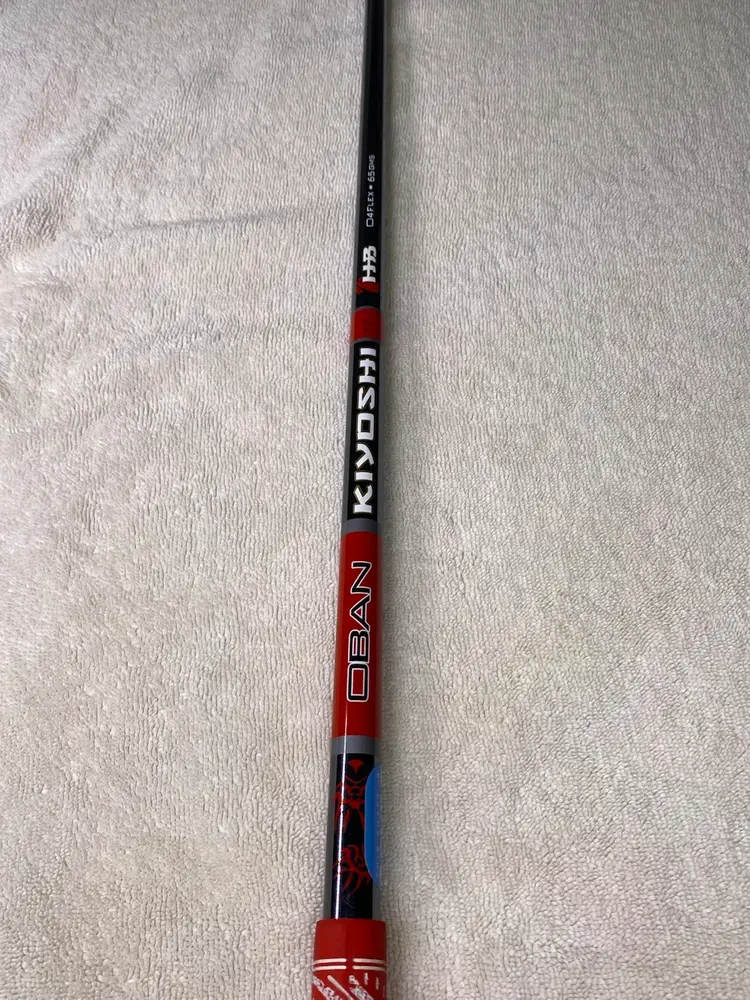 OBAN KIYOSHI HB HIGH BALANCE STIFF 44’ Pured Shaft On A Golf  pride multi compound grip with a Ping adapter