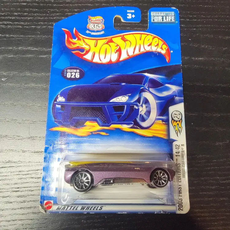 2003 FIRST EDITIONS 
Whip Creamer II HOTWHEELS 14/42 Collection No. 026 35th Anniversary