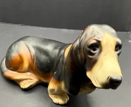 Basset Hound Chalkware Dog