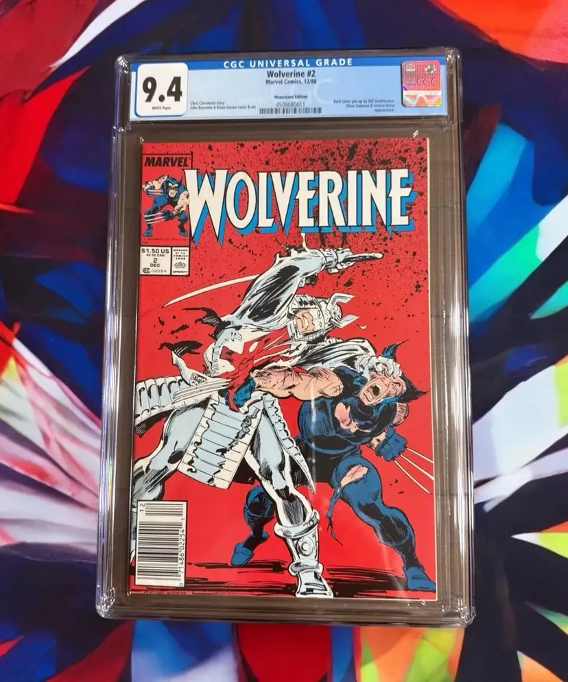 Wolverine #2 CGC 9.4 1982 First Full Appearance Yukio Claremont Frank Miller Newstand
