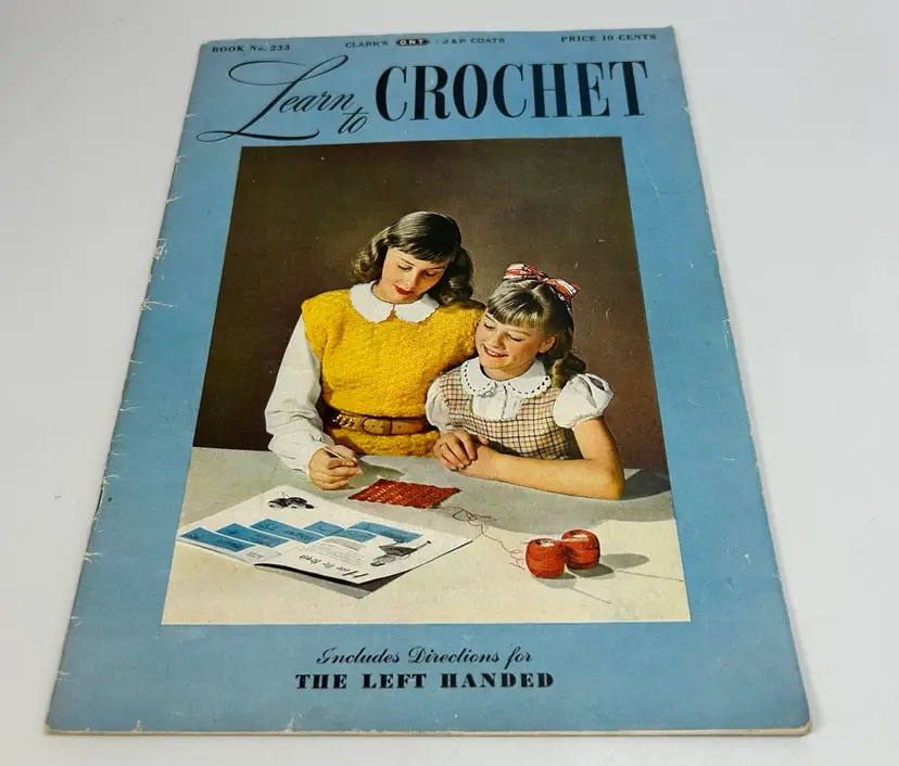 Vintage Coats & Clark 'Learn to Crochet' Booklet 1946