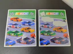 Vintage Nascar Stickers