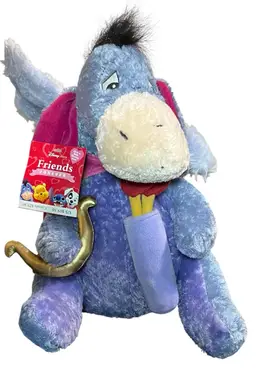 disney winnie the pooh valentine's day eeyore as cupid 12" plush w/tags