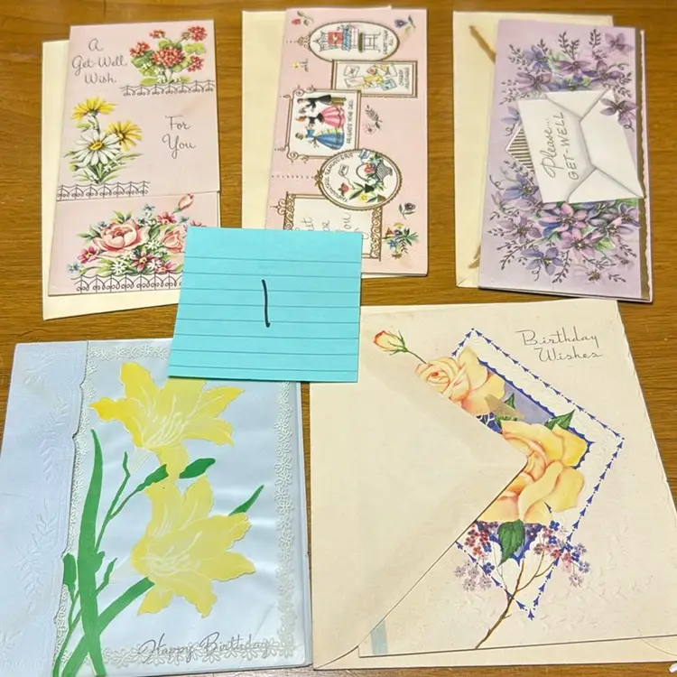 Vintage Greeting Card Lot 1