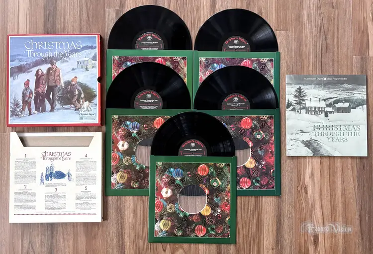 Reader's Digest - Christmas Through the Years (1984) 5-LP Vinyl Box Set + BOOK