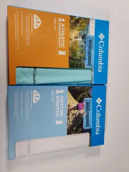 Lot of 2 Columbia Size 7/L Tank Tops New