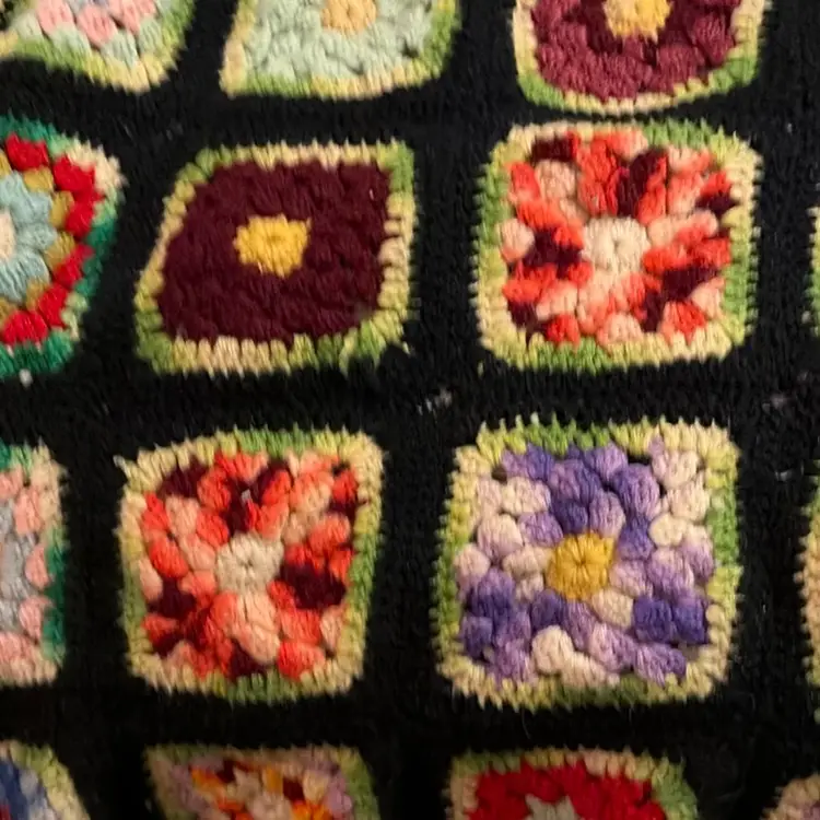 50 X 66 Granny  Square Blanket