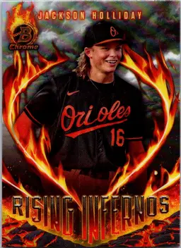 2023 Bowman Chrome Jackson Holliday Rising Infernos