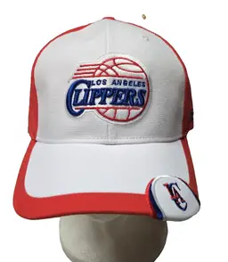Reebok NBA Los Angeles Clippers Hat Cap Red Adjustable Basketball New w/ Tag