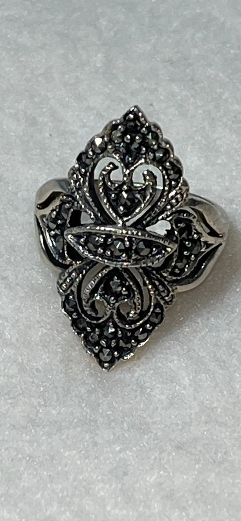 Vintage Size 7 925 Sterling Ring