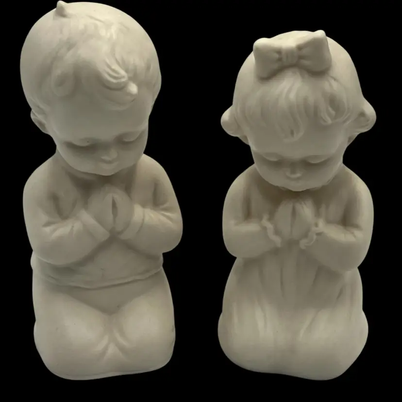 Vintage Praying Children Figures