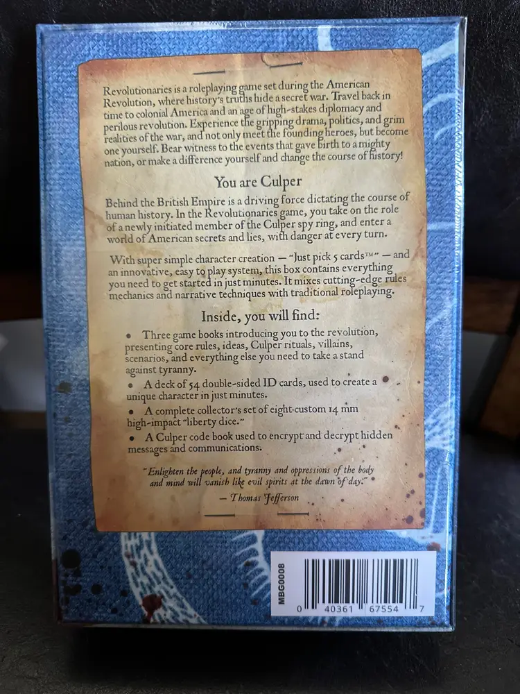 ** NIS ** Revolutionaries RPG