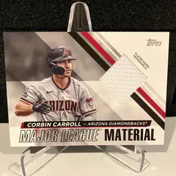 2024 Topps Series 1 CORBIN CARROLL Diamondbacks Major League Material Relic