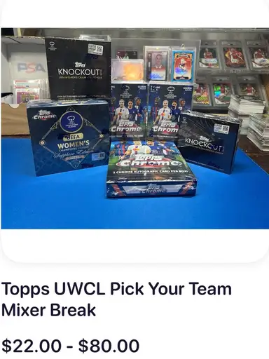 Topps UWCL Mixer Break