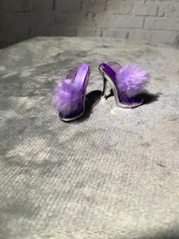 Purple Minibrand Heels