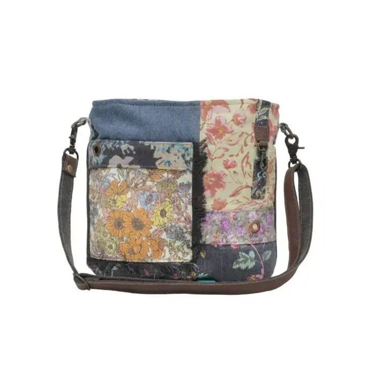Myra Bag Floral Patchwork Crossbody Bag