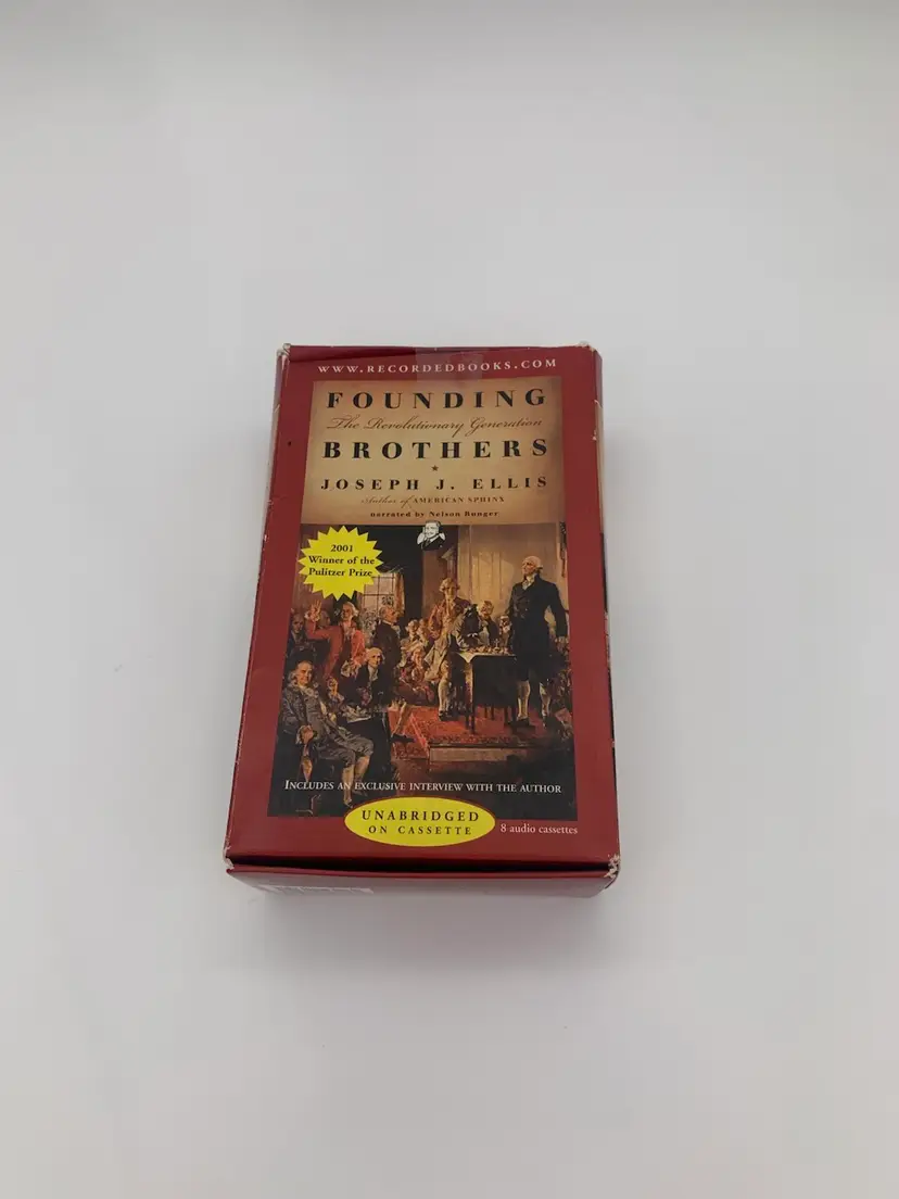 Founding Brothers The Revolutionary Generation 8 Audio Cassettes Box Set Audio