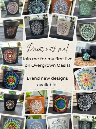 Learn About Me And Watch Live Dot Painting!