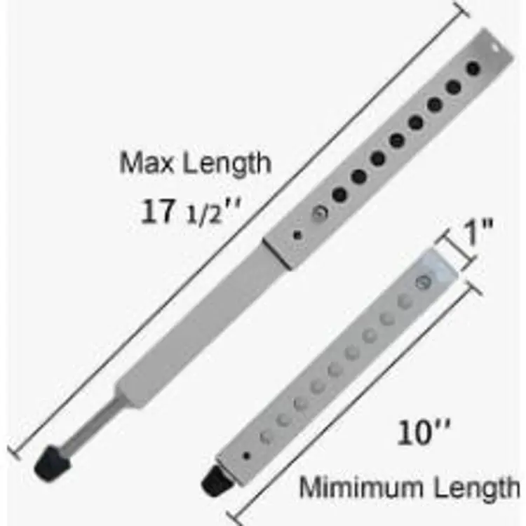 JEACENT AC Security Window Lock Bar, Window Security Bars - Sturdy Steel