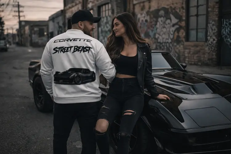 Corvette Street Performance Bomber Jacket for Corvette Enthusiasts