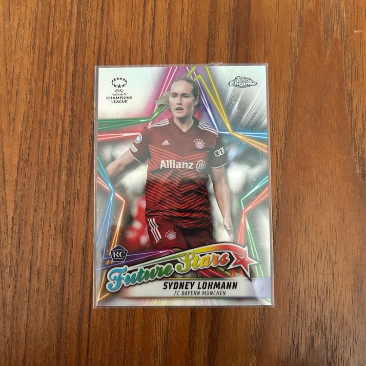 21/22 Topps Chrome UWCL Future Stars Insert Sydney Lohmann Bayern München/Manchester City/Germany