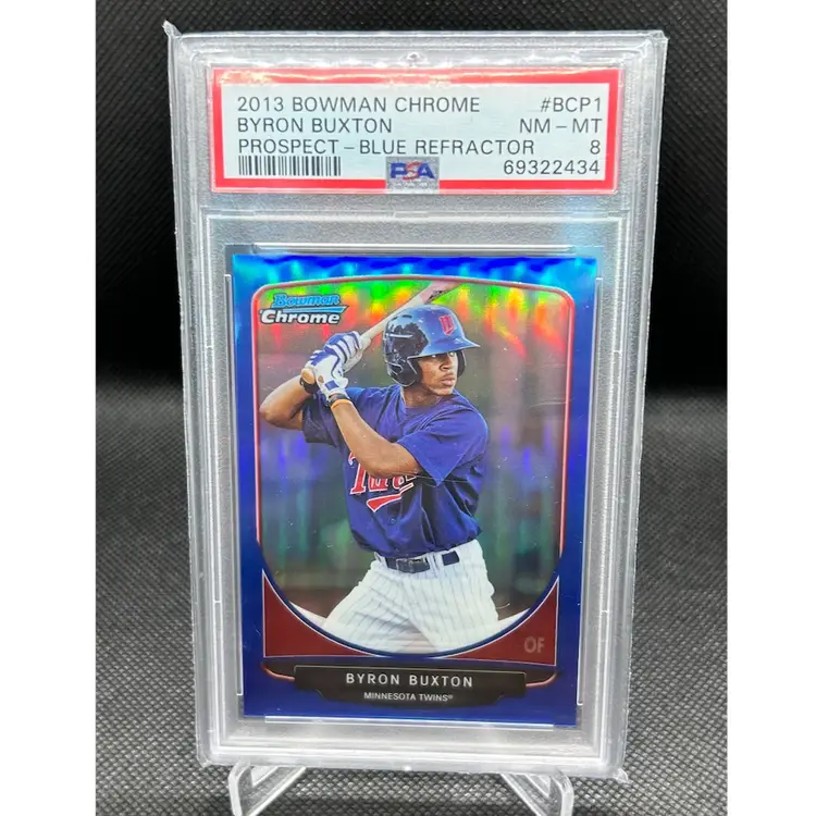 2013 Bowman Chrome Byron Buxton Blue Refractor