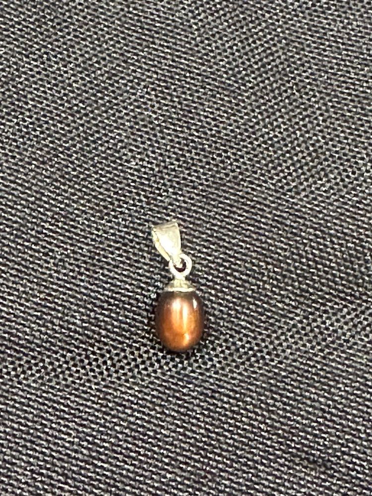 Nataliya V. Collister (NVC) Chocolate Brown Pearl Drop Pendant