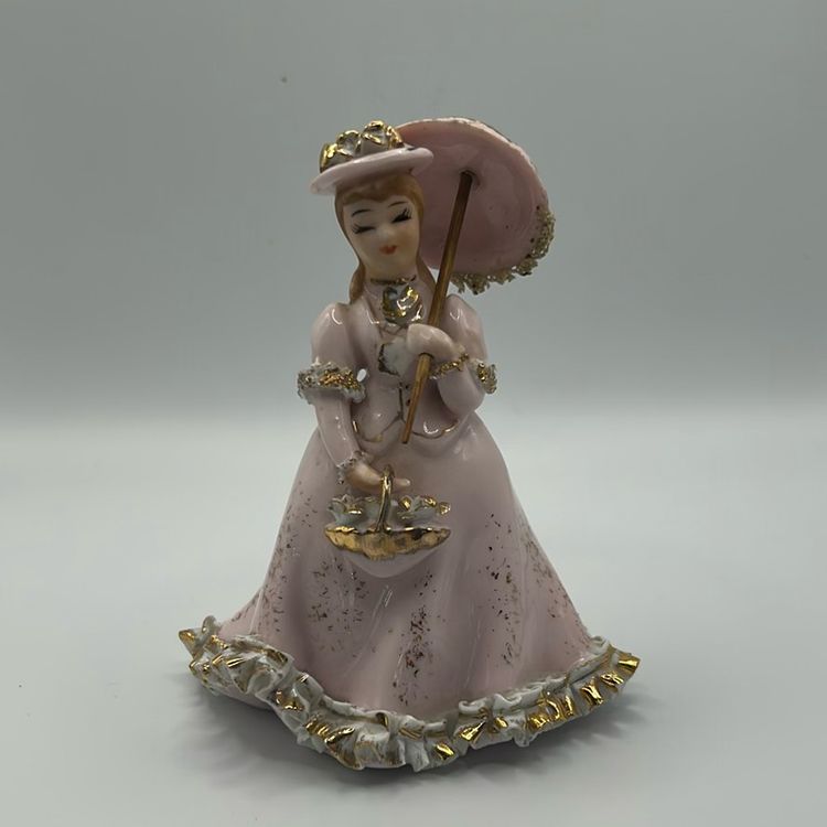 Vantage Lefton Pink Girl Figurine KW10307