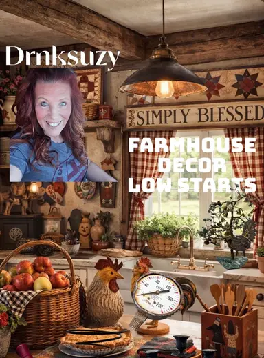 🍹Farmhouse , Rusty Crusty & Handmade With Drnksuzy!