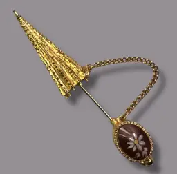 Vintage Unique Umbrella Stick Pin 3.25”