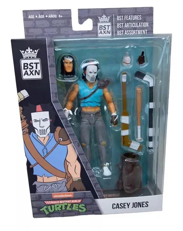 Teenage Mutant Ninja Turtles Casey Jones | 5" Action Figure | BST AXN