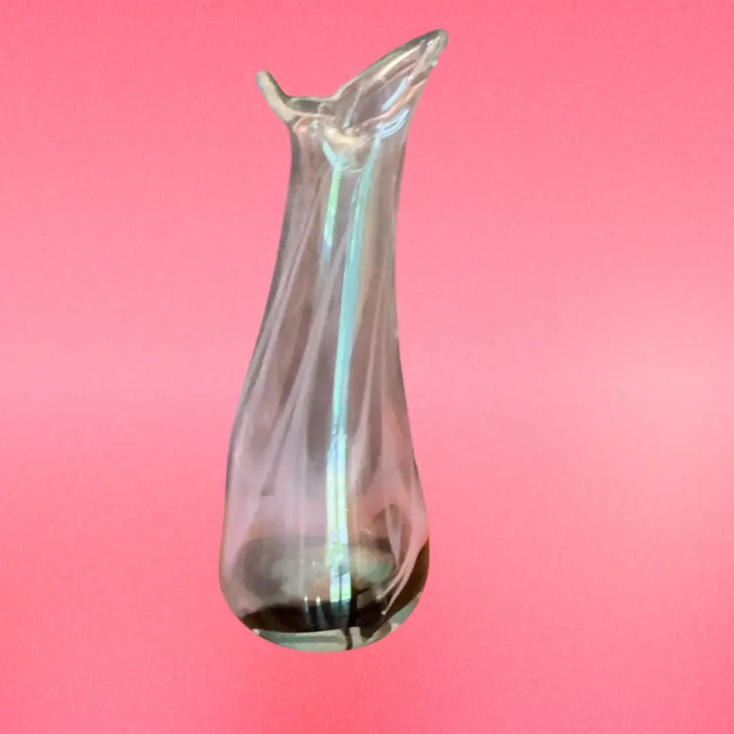 Blown Glass Pitcher 10” To Lip