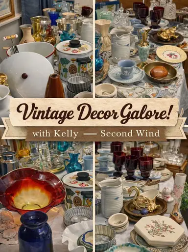 New Estate Sale Finds & More- Vintage Decor Galore!